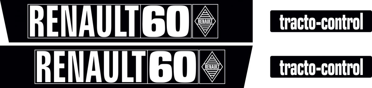 Jeu de bandeaux adhésifs pour Renault RN-0060