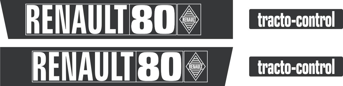 Jeu de bandeaux adhésifs pour Renault RN-0080