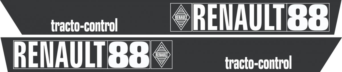Jeu de bandeaux adhésifs pour Renault RN-0088