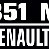 Jeu de bandeaux adhésifs pour Renault RN-0351M