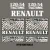 Jeu de bandeaux adhésifs pour Renault RVB-120-54Nectra