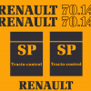 Jeu de bandeaux adhésifs pour Renault RVB-70-14SP