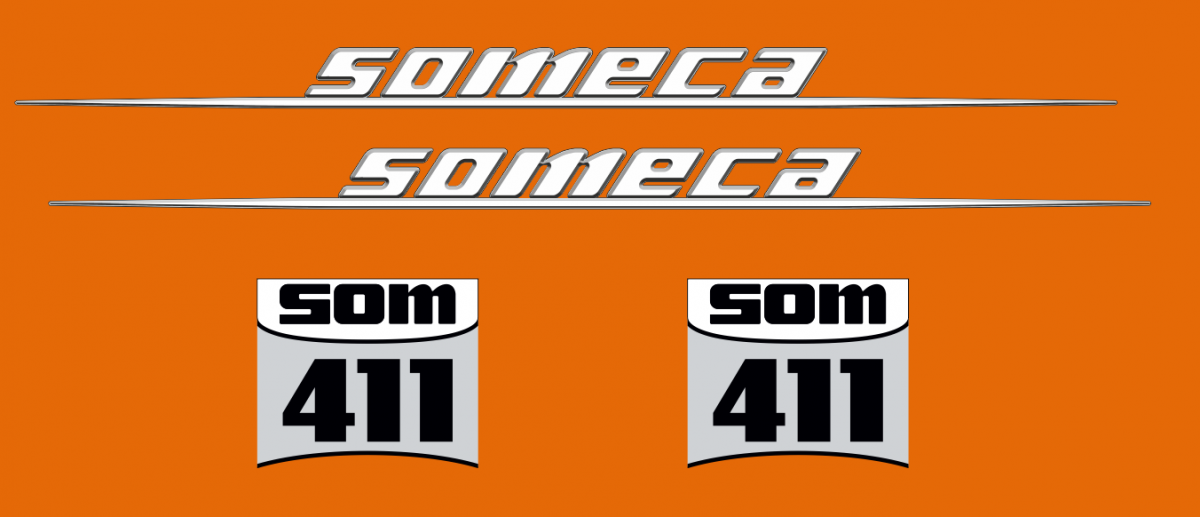 Jeu de bandeaux adhésifs pour Someca Som-0411-1