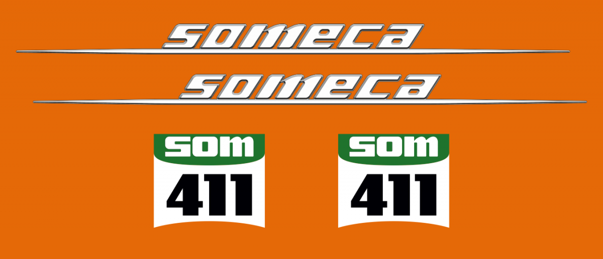 Jeu de bandeaux adhésifs pour Someca Som-0411-2