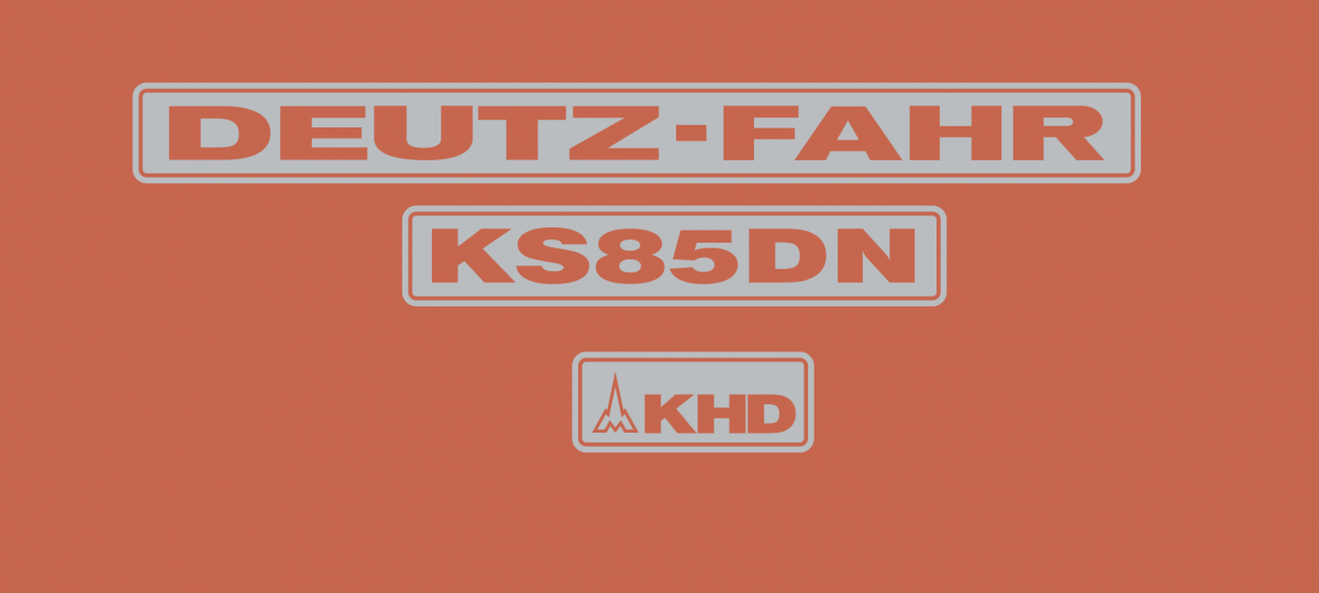 Jeu de bandeaux adhésifs pour Deutz-DM-KS85