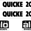 Autocollant pour Alo-Quicke 2000