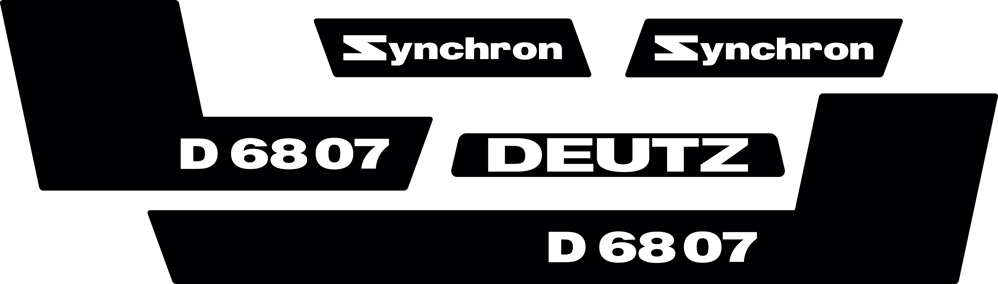 adhésifs pour Deutz 6807 Synchro