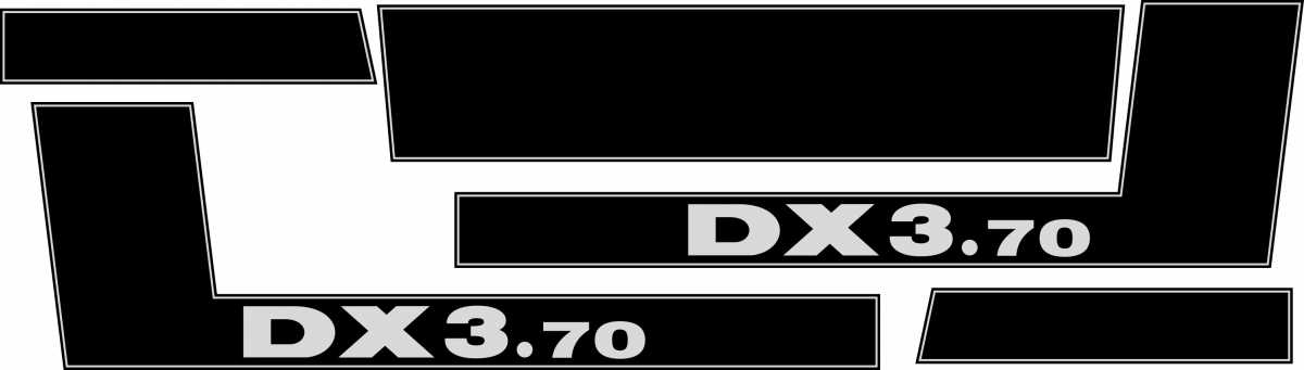 Jeu de bandeaux adhésifs pour Deutz-DX-03.70