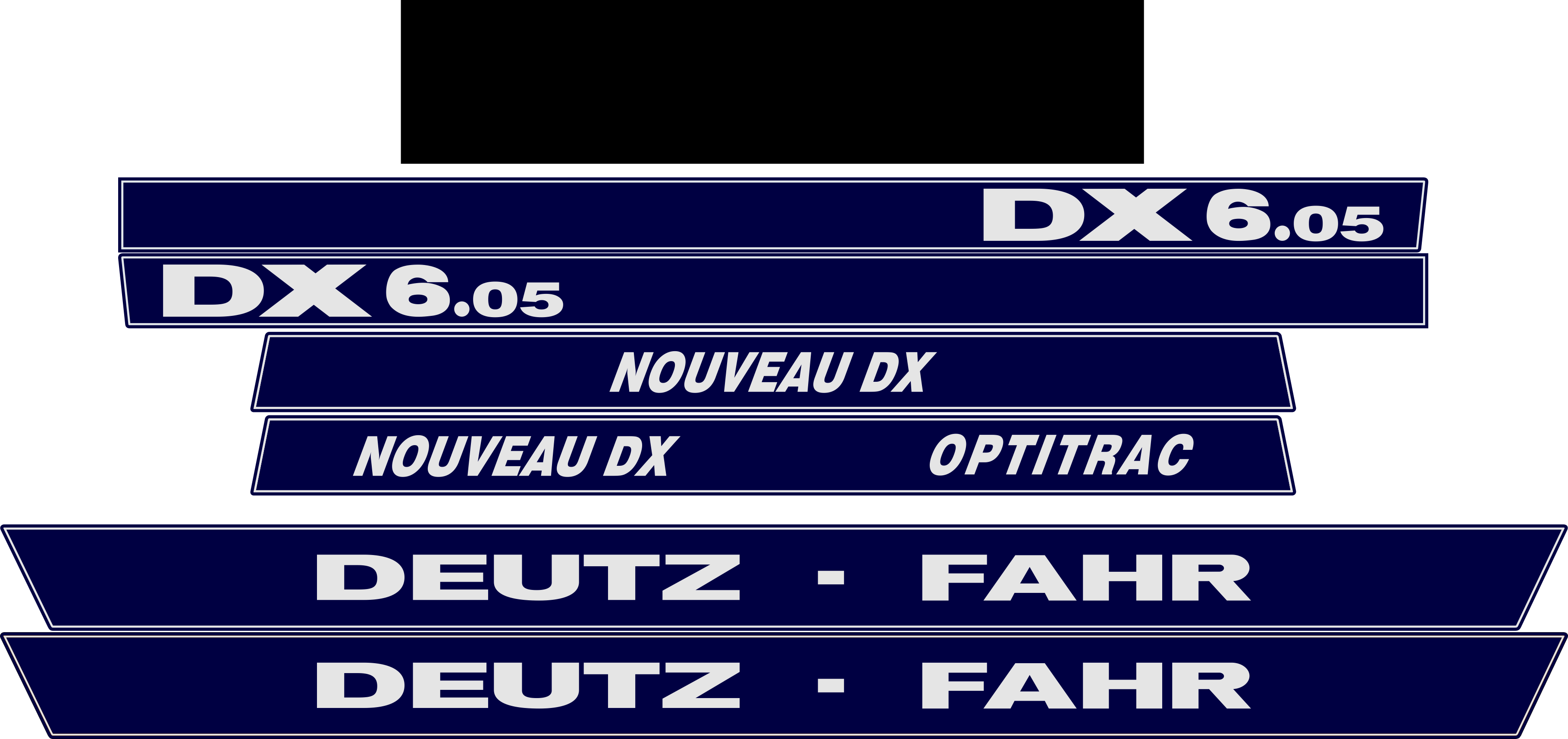 adhésifs pour Deutz DX-06.05