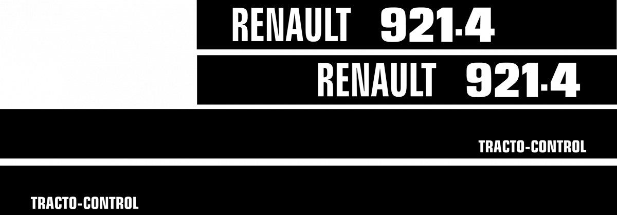 Jeu de bandeaux adhésifs pour RENAULT RN-0921-4