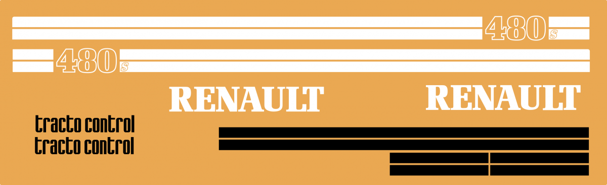 stickers RENAULT 480S