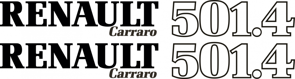 stickers 501-4 Carraro 2