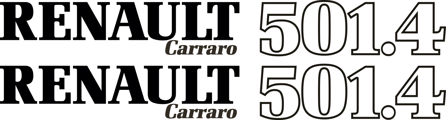 stickers 501-4 Carraro 2